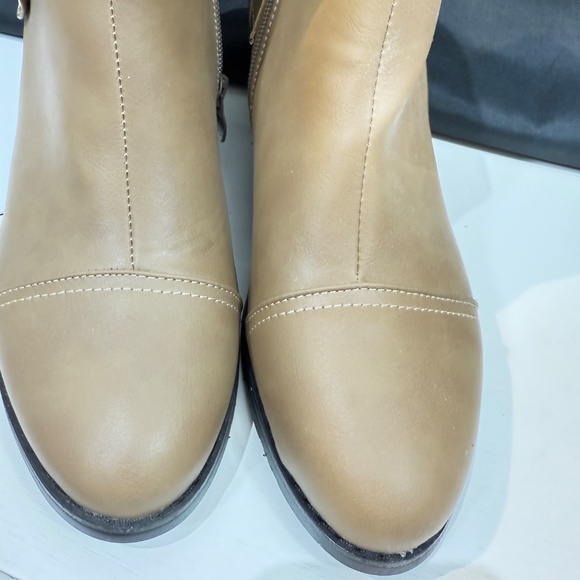 W OMEN BOOTS ZiPPER SIDE WITH HEEL 871 khai - Picture 8 of 11